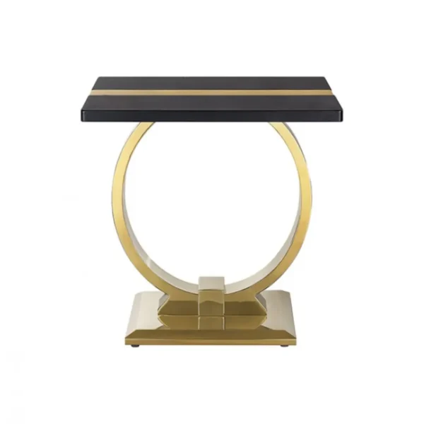 Horsham Black Wood End Table by Furniture of America - Image 4