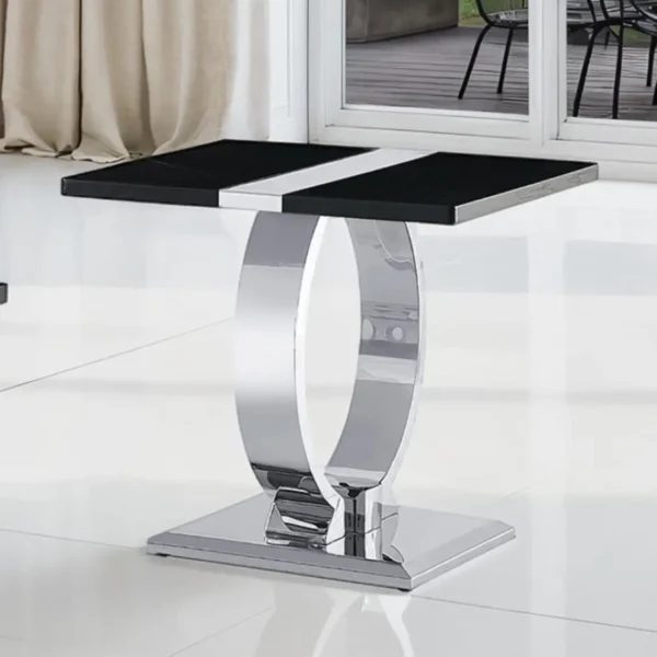 Horsham Black Wood End Table by Furniture of America - Image 5
