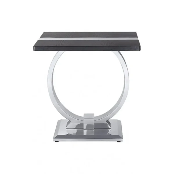 Horsham Black Wood End Table by Furniture of America - Image 7