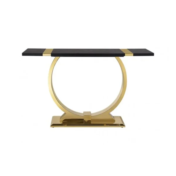 Horsham Black Sofa Table by Furniture of America - Image 2