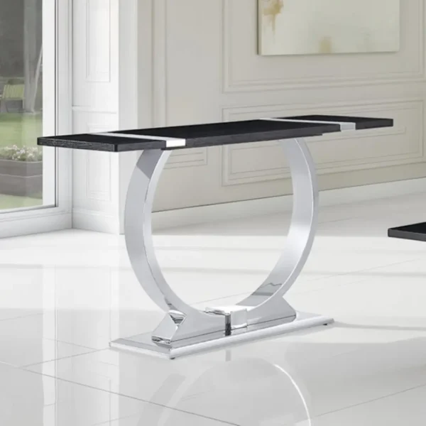 Horsham Black Sofa Table by Furniture of America - Image 5