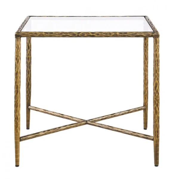 Terva Glass End Table by Furniture of America - Image 2