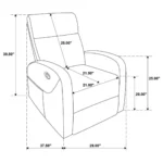 Hamilton Fabric Recliner Sofa Set by Coaster Furniture - Image 10
