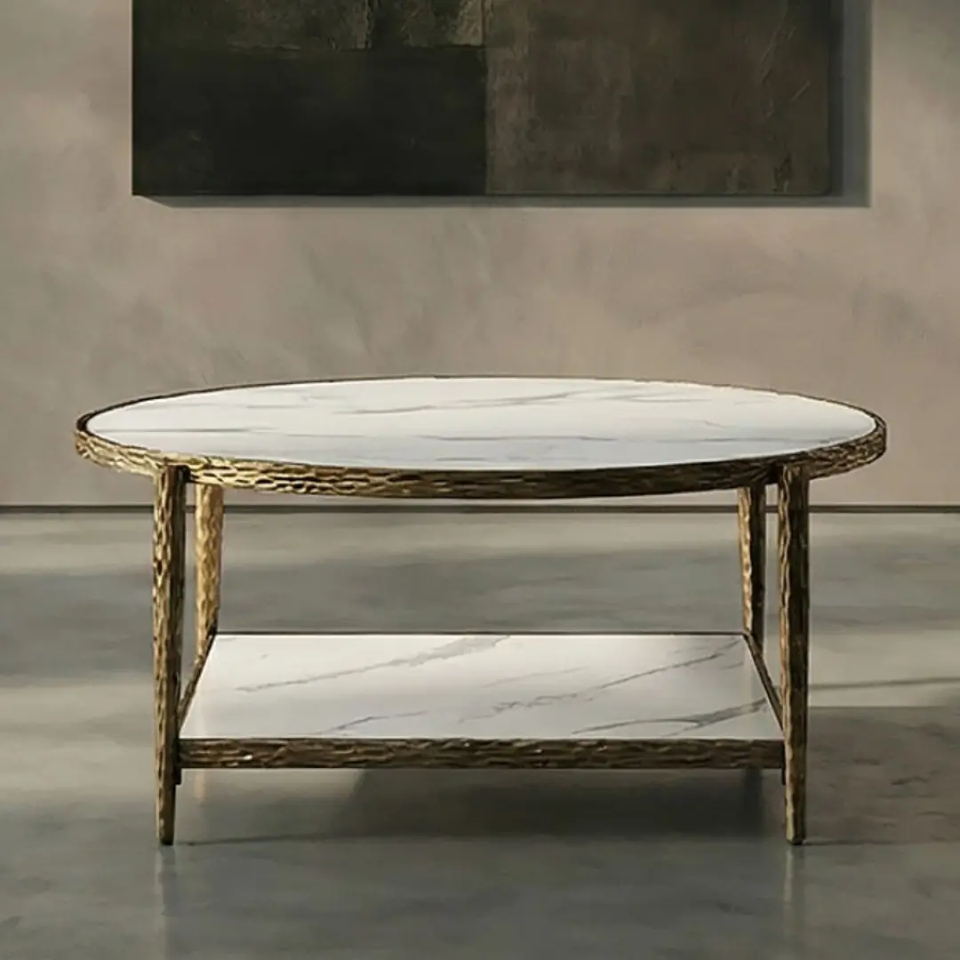 Kerna Coffee Table with Shelf by Furniture of America | U-Trade Furniture Kerna Coffee Table with Shelf by Furniture of America - Image 1