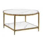 Kerna Coffee Table with Shelf by Furniture of America - Image 3