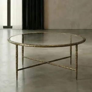 Talva Coffee Table Glass Top by Furniture of America