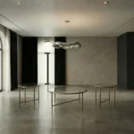 Talva Round Glass End Table by Furniture of America - Image 3