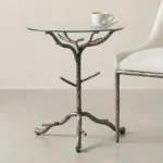 Sarna Glass Top Side Table by Furniture of America - Image 4