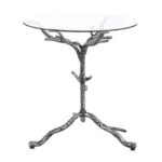 Sarna Glass Top Side Table by Furniture of America - Image 6