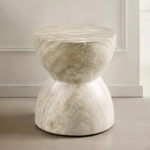 Serpe Beige Side Table by Furniture of America