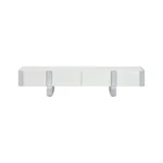 Larvik White TV Console by Furniture of America - Image 6