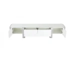 Larvik White TV Console by Furniture of America - Image 7