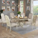 Arcadia 7 Pc Rustic Dining Table Set by Furniture of America - Image 2