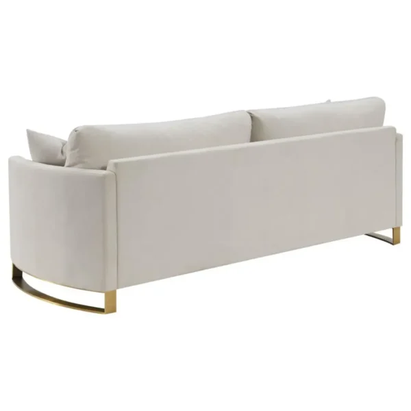 Corliss Upholstered Sofa Set Beige By Coaster Furniture - Image 4