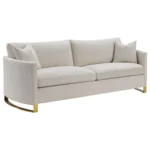 Corliss Upholstered Sofa Set Beige By Coaster Furniture - Image 3