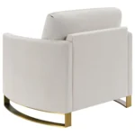 Corliss Upholstered Velvet Armchair with Gold Legs By Coaster Furniture - Image 4