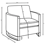 Corliss Upholstered Velvet Armchair with Gold Legs By Coaster Furniture - Image 8