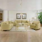 Corliss Upholstered Sofa Set Beige By Coaster Furniture - Image 13