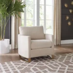 Corliss Upholstered Velvet Armchair with Gold Legs By Coaster Furniture