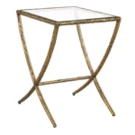 Vilna Metal Side Table by Furniture of America - Image 2