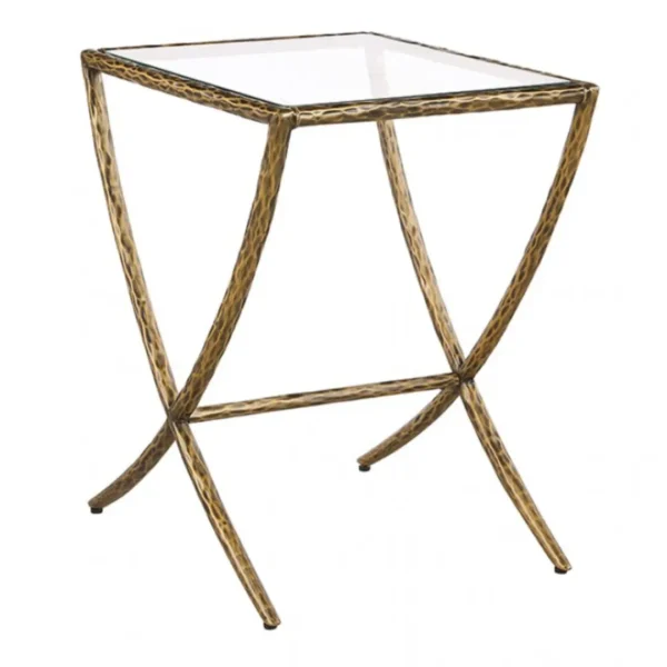 Vilna Metal Side Table by Furniture of America - Image 2