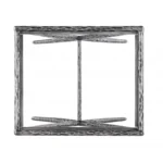 Vilna Metal Side Table by Furniture of America - Image 5