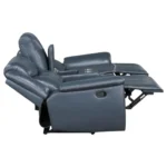Sloane Upholstered Padded Arm Reclining Sofa Set Blue by Coaster Furniture - Image 17