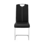 Glissand Leather Side Dining Chair Set Of 2 By Homelegance