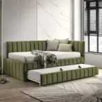 Nardi Contemporary Sleeper Sofa Twin with Trundle by Furniture Of America - Image 2