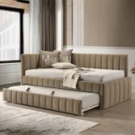 Nardi Contemporary Sleeper Sofa Twin with Trundle by Furniture Of America - Image 3