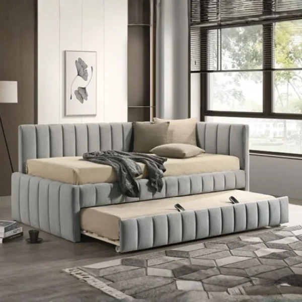 Nardi Contemporary Sleeper Sofa Twin with Trundle by Furniture Of America - Image 4