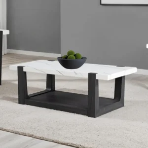Sundbry Marble Top Coffee Table by Furtniure of America