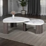 Levis Gray Nesting Coffee Table by Furniture of America