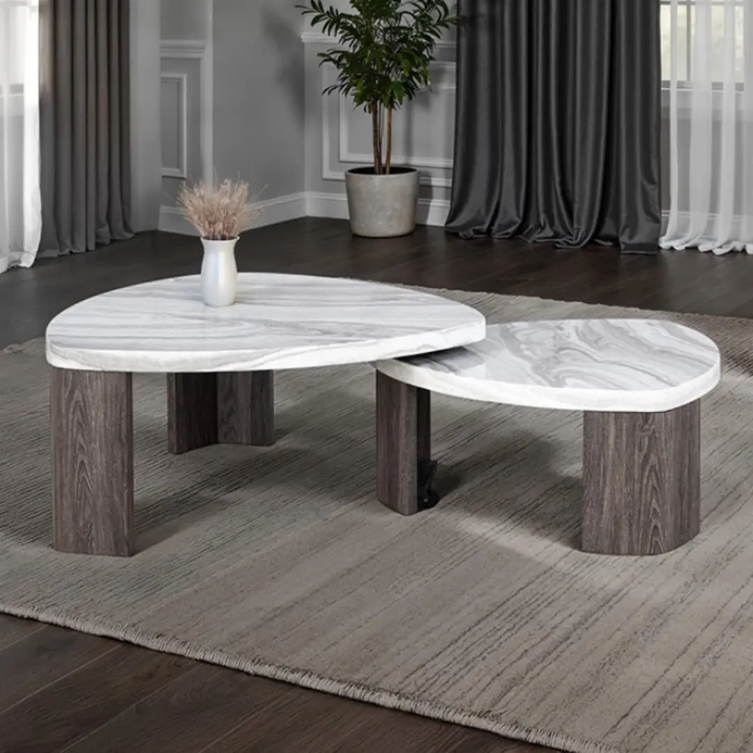 Levis Gray Nesting Coffee Table by Furniture of America | U-Trade Furniture Levis Gray Nesting Coffee Table by Furniture of America - Image 1