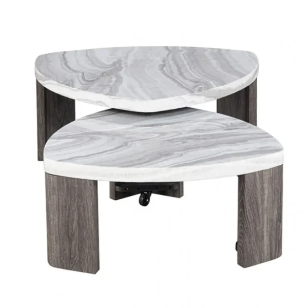 Levis Gray Nesting Coffee Table by Furniture of America - Image 6