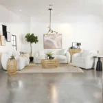 Faux Sheepskin Sofa Set Natural