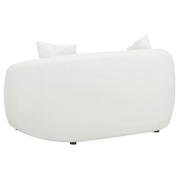 Isabella Faux Sheepskin Sofa Set Natural by Coaster Furniture - Image 10
