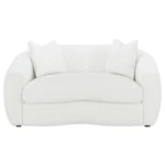 Isabella Faux Sheepskin Sofa Set Natural by Coaster Furniture - Image 15