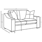 Ashlyn Upholstered Sloped Arm Sofa Set White by Coaster Furniture - Image 7