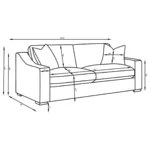 Ashlyn Upholstered Sloped Arm Sofa Set White by Coaster Furniture - Image 8