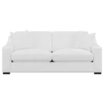 Ashlyn Upholstered Sloped Arm Sofa Set White by Coaster Furniture - Image 14