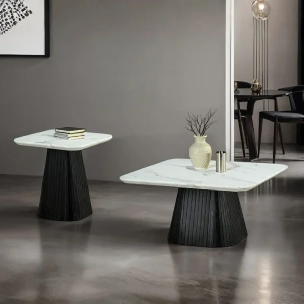 Sindal Modern Black End Table by Furniture of America - Image 3