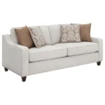 Christine Upholstered Sloped Arm Sofa Set Beige by Coaster Furniture - Image 3