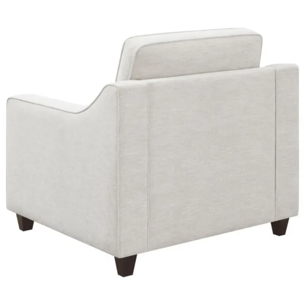 Christine Upholstered Sloped Arm Sofa Set Beige by Coaster Furniture - Image 12