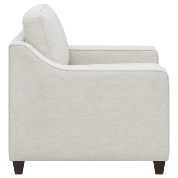 Christine Upholstered Sloped Arm Sofa Set Beige by Coaster Furniture - Image 13