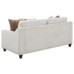 Christine Upholstered Sloped Arm Sofa Set Beige by Coaster Furniture - Image 15