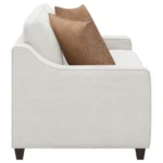 Christine Upholstered Sloped Arm Sofa Set Beige by Coaster Furniture - Image 19
