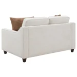 Christine Upholstered Sloped Arm Sofa Set Beige by Coaster Furniture - Image 22