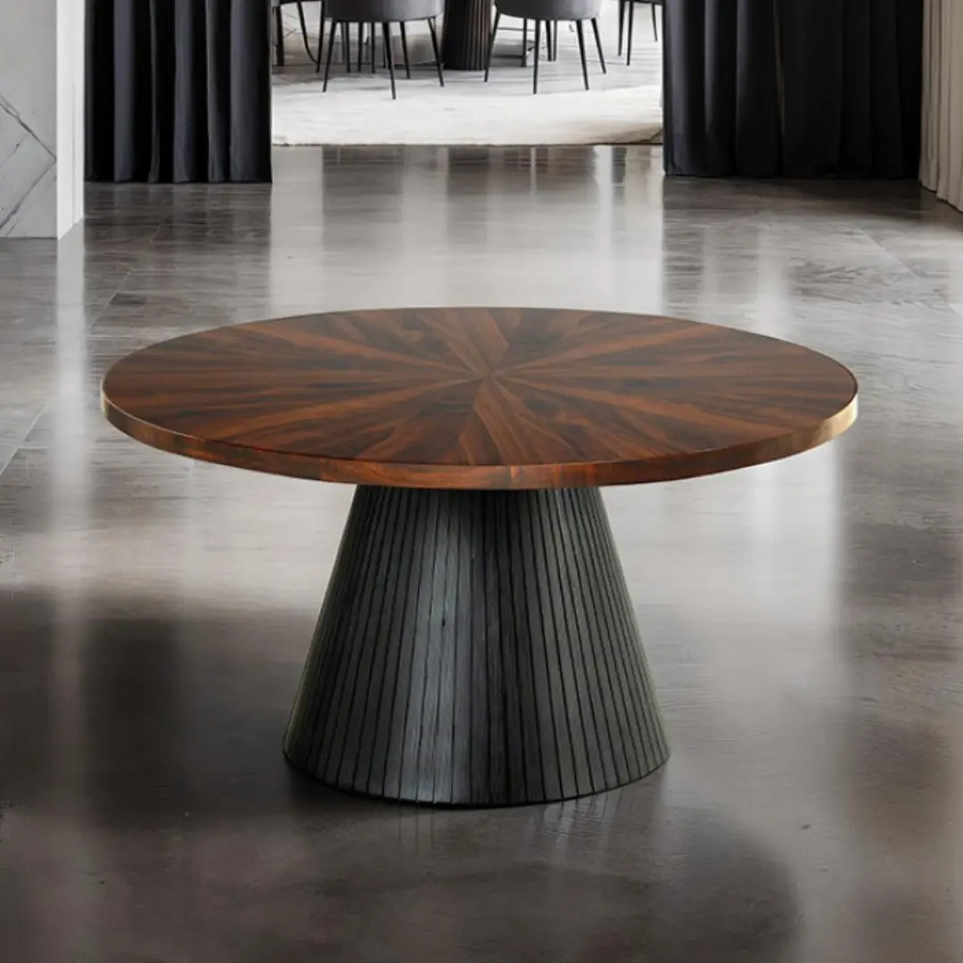 Surdal Round Modern Coffee Table by Furniture of America | U-Trade Furniture Surdal Round Modern Coffee Table by Furniture of America - Image 1
