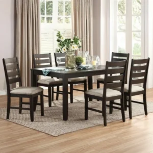 Blair Farm Transitional 7 Piece Dining Set